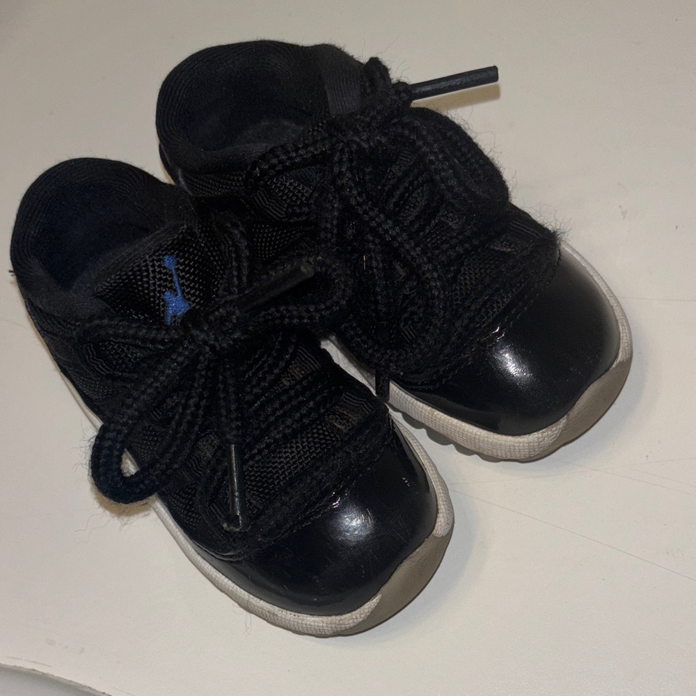 Kids Black and Blue Sneakers